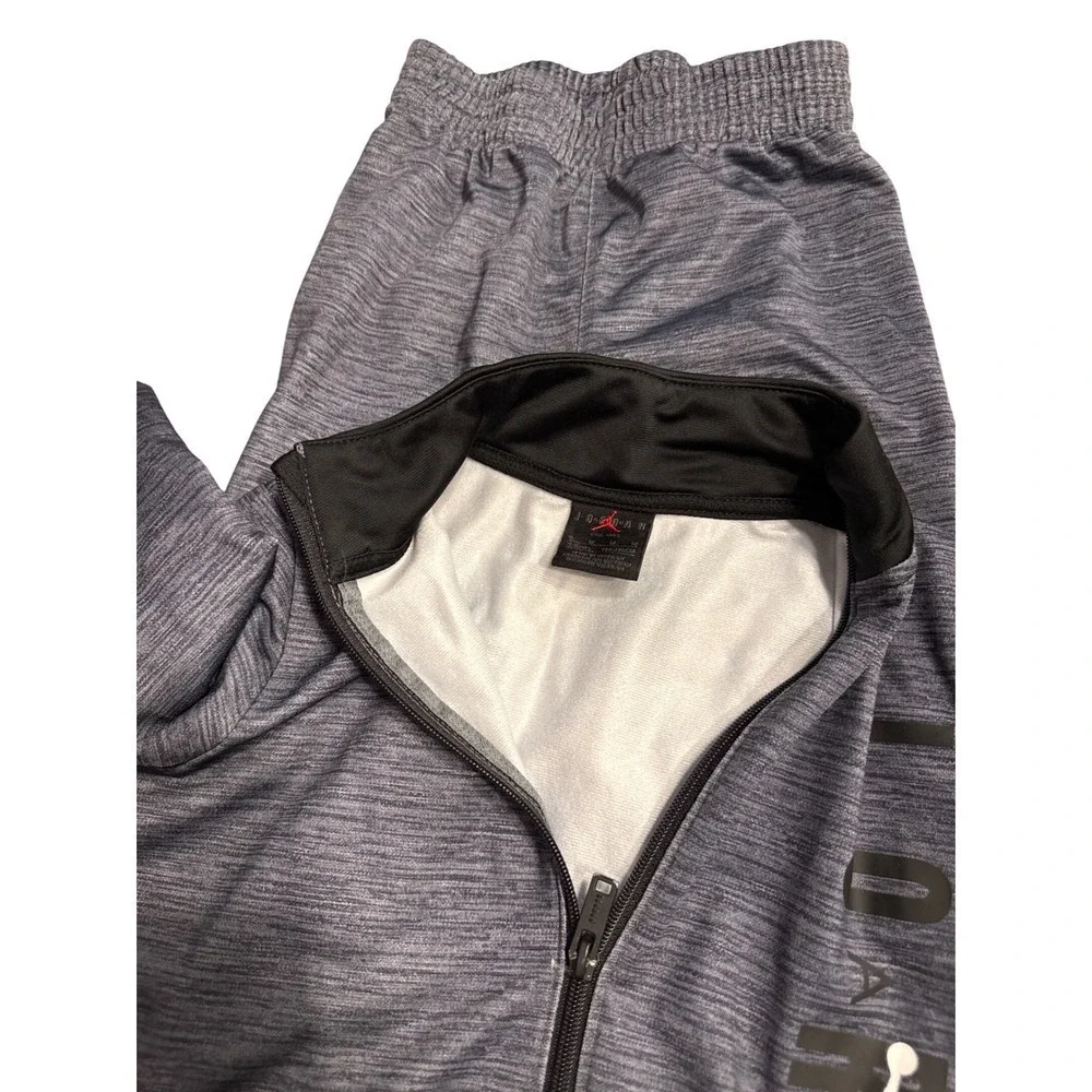 Jordan Kids' Tracksuit Set - Jacket and Pants - Gray Black